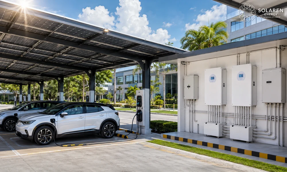 Solaren EV Fleet Case Study: PhP 1.3 Million in Fuel Savings Using Electric Vehicles and On-Site Solar 4 evs