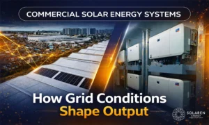 Commercial Solar Energy Systems: How Grid Conditions Shape Output