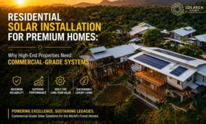 Residential Solar Installation for Premium Homes