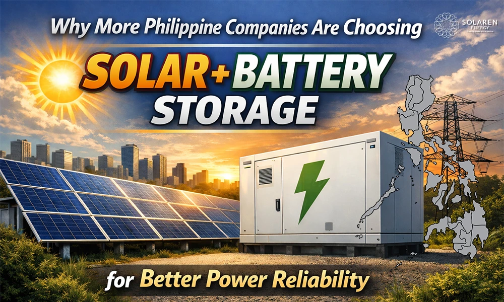 Solaren Energy 13 Why More Philippine Companies Are Choosing Solar Plus Battery Storage for Better Power Reliability