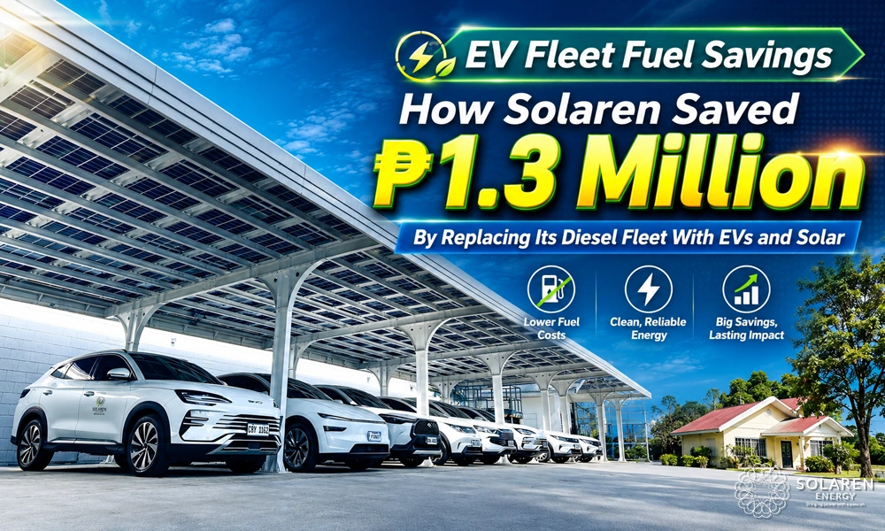 Solaren Energy 13 EV Fleet Fuel Savings