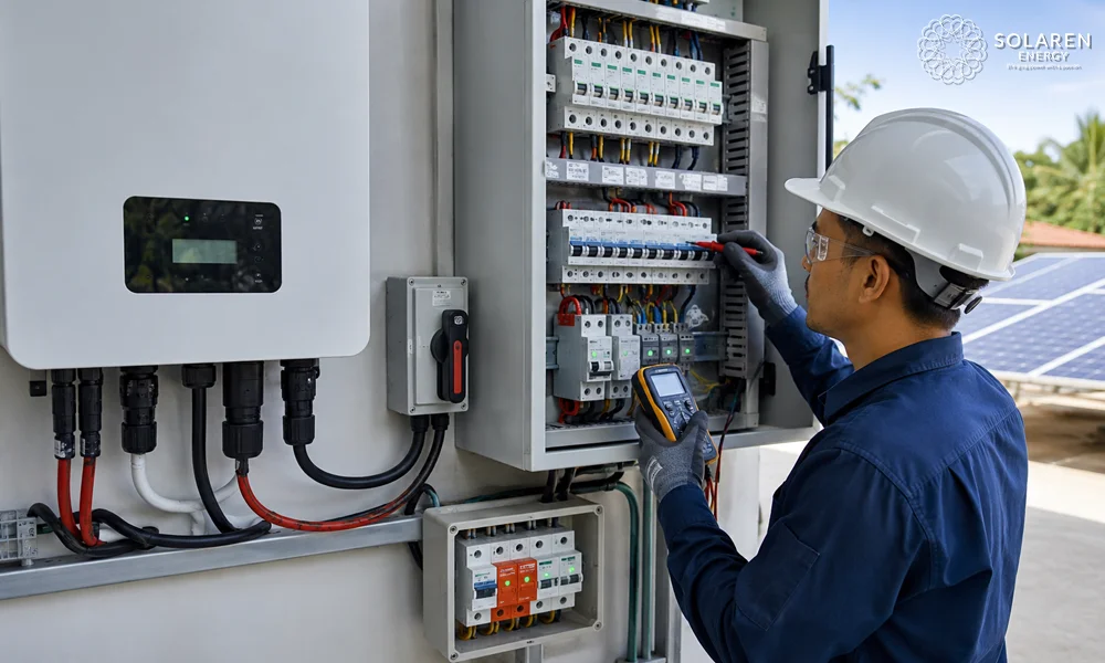 Anti-islanding and protection function tests