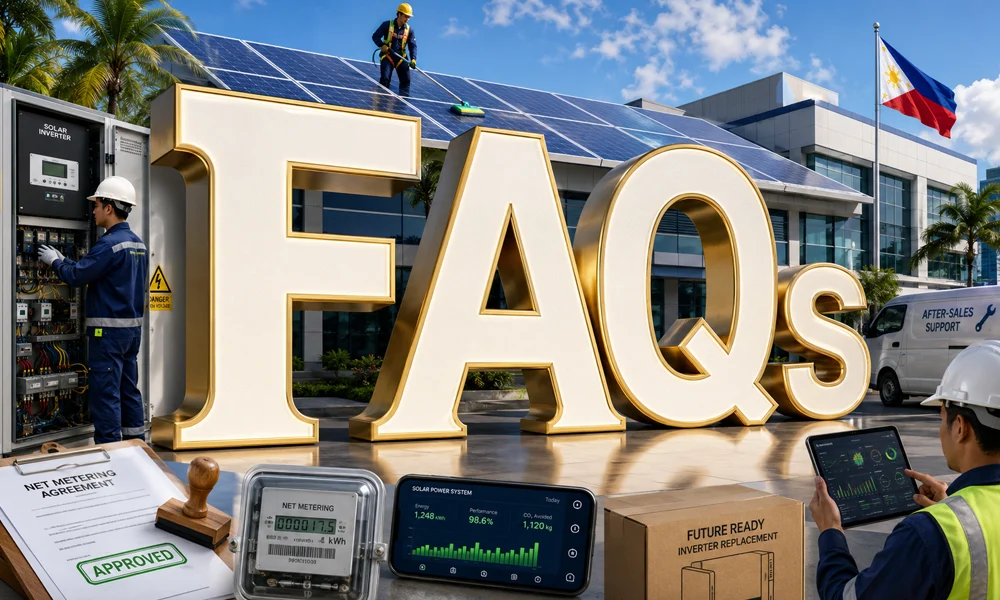 Solar Power Installation in the Philippines: What Happens After Commissioning 9 FAQs Solar Power Installation in the Philippines