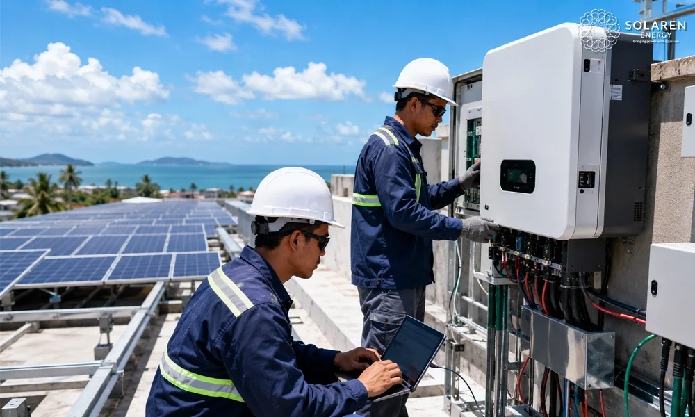 Inverter grid settings and firmware
