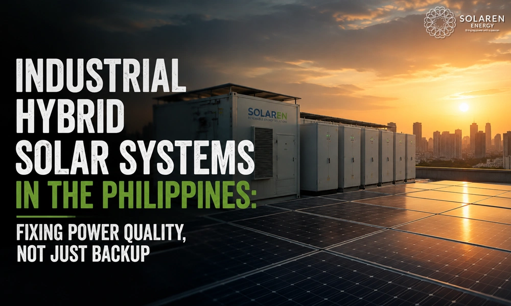 Solaren Energy 13 Industrial Hybrid Solar Systems in the Philippines