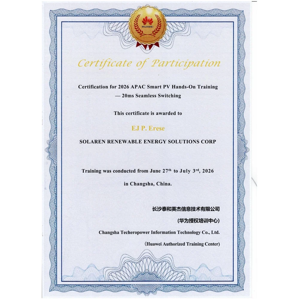 EJP Erese Certificate of Participation