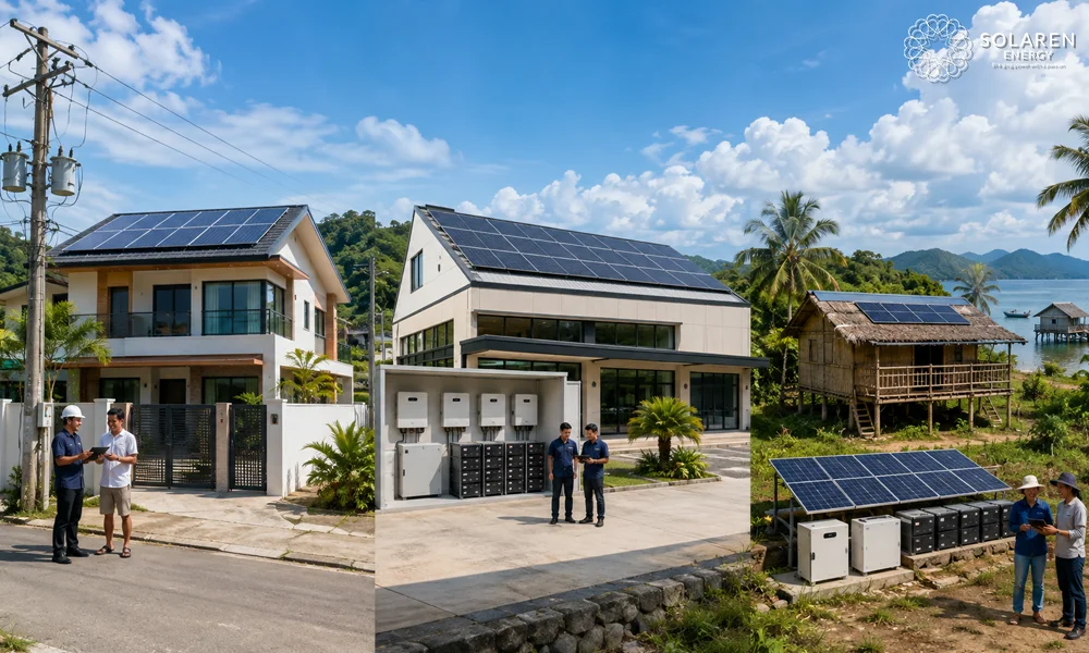 Grid-Tie vs Hybrid vs Off-Grid Solar in the Philippines: Which One Do You Actually Need? 1 Grid-Tie vs Hybrid vs Off-Grid Solar