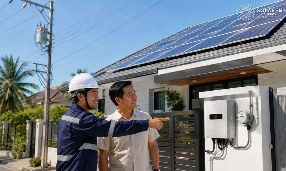 Grid-Tie vs Hybrid vs Off-Grid Solar in the Philippines: Which One Do You Actually Need? 2 Grid-tie solar
