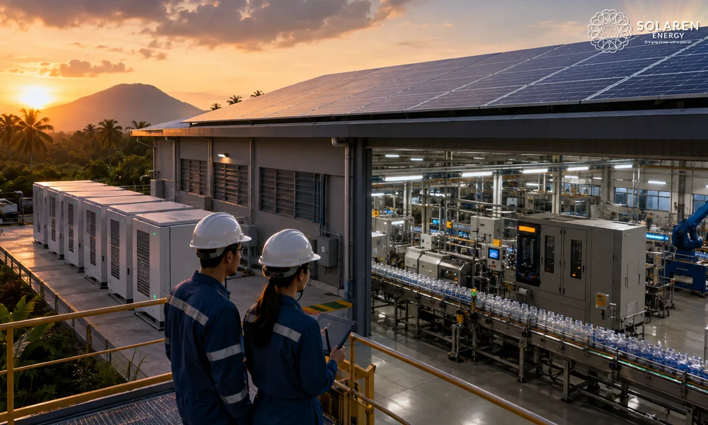 Industrial Hybrid Solar Systems in the Philippines: Fixing Power Quality, Not Just Backup 1 Industrial Hybrid Solar Systems