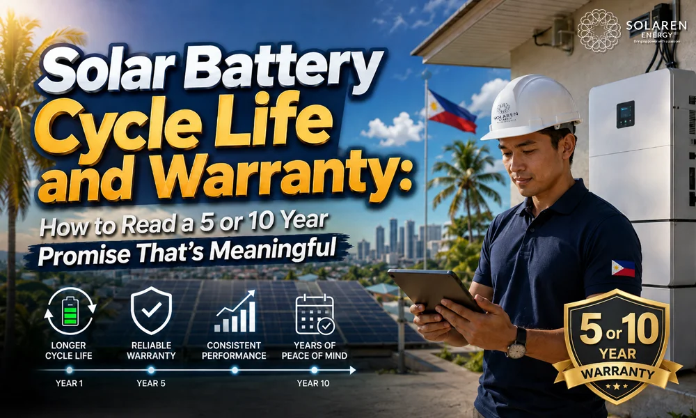 Solaren Energy 14 Solar Battery Cycle Life