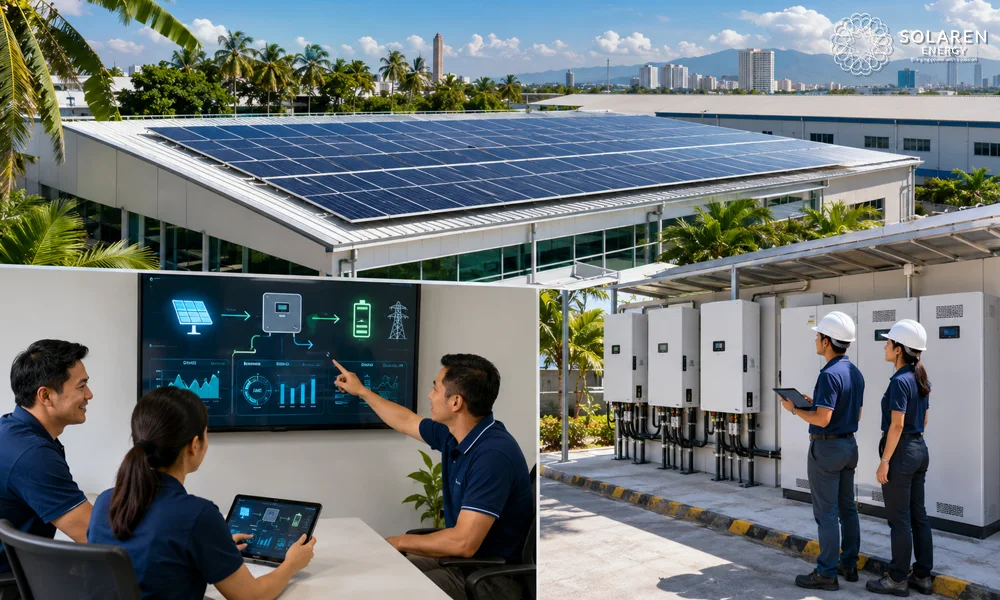 Commercial Hybrid Solar Systems: Why the Cheap Generic Box Fails and a Proper System Works 4 hybrid system