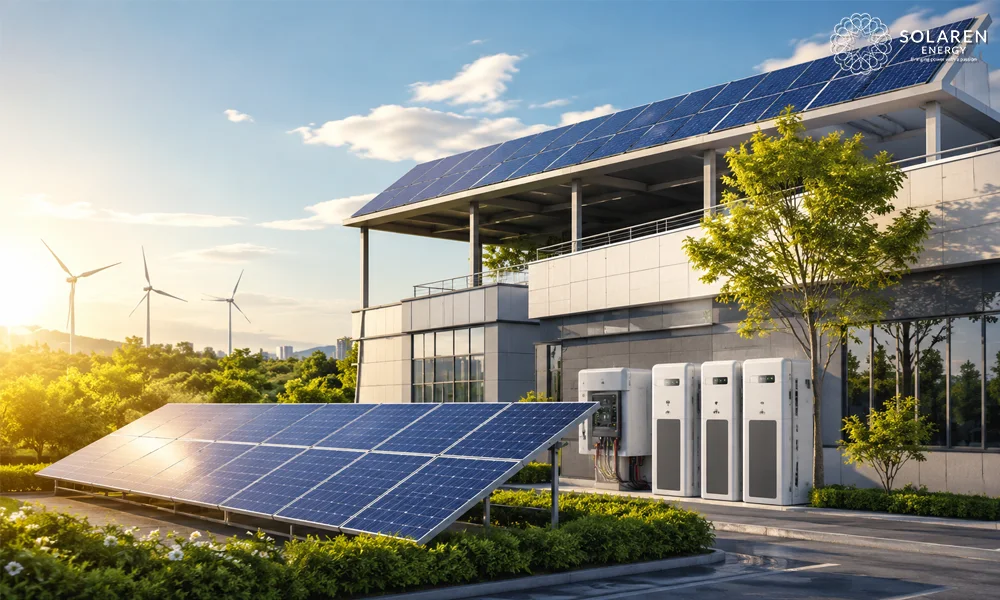 Commercial Hybrid Solar Systems: Why the Cheap Generic Box Fails and a Proper System Works 9 generator integration